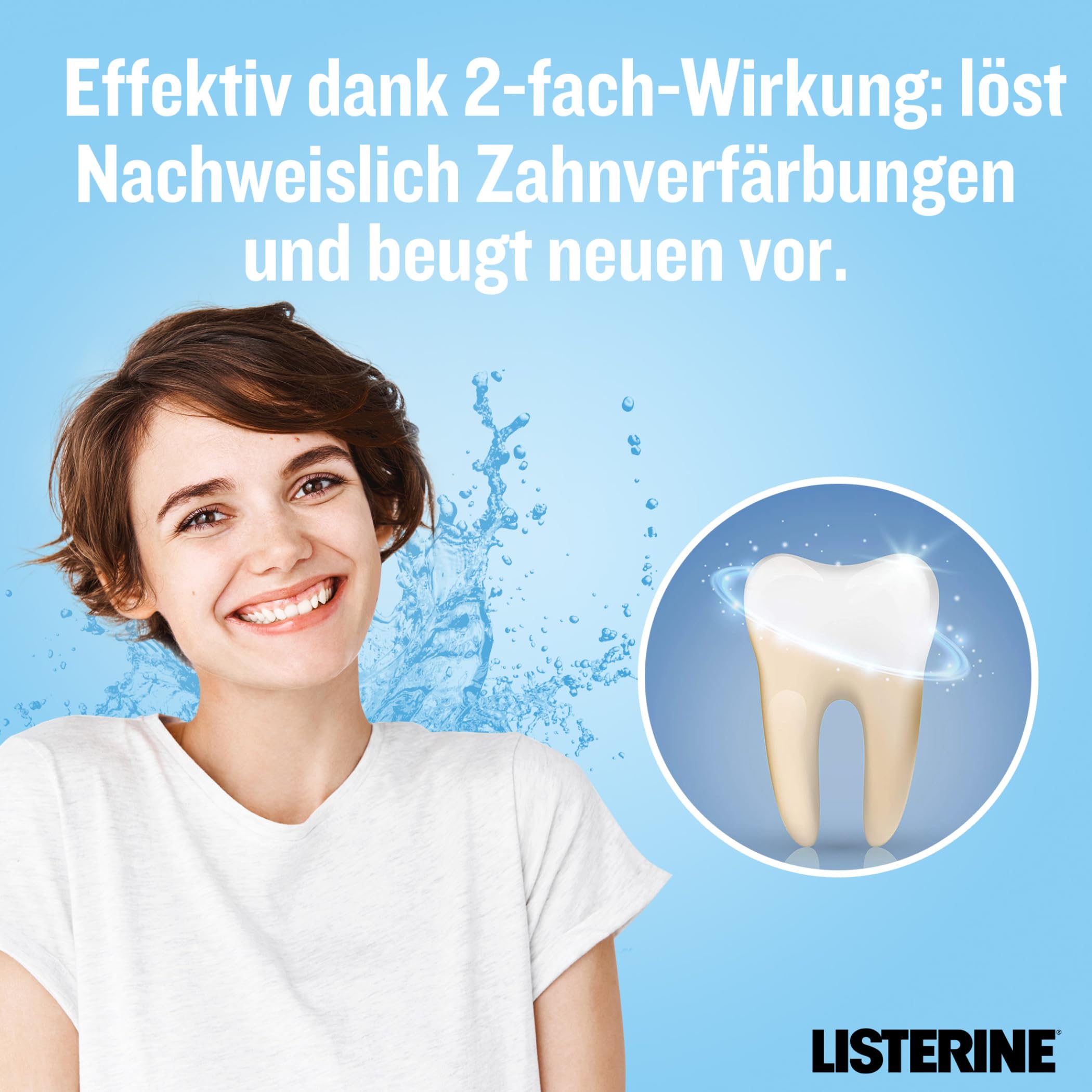 Listerine Advanced White Płyn do Płukania Jamy Ustnej, 500 ml