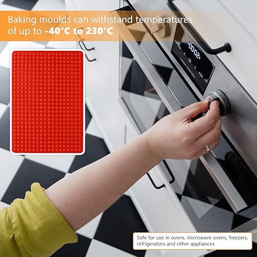 Miniatura 5 de Dohia Cavity - Molde de silicona redondo 468 para golosinas para mascotas, moldes de gotas de chocolate, golosinas para perros, hornear semiesferas,