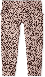 Girls Leopard Ponte Knit Pull on JeggingsPants