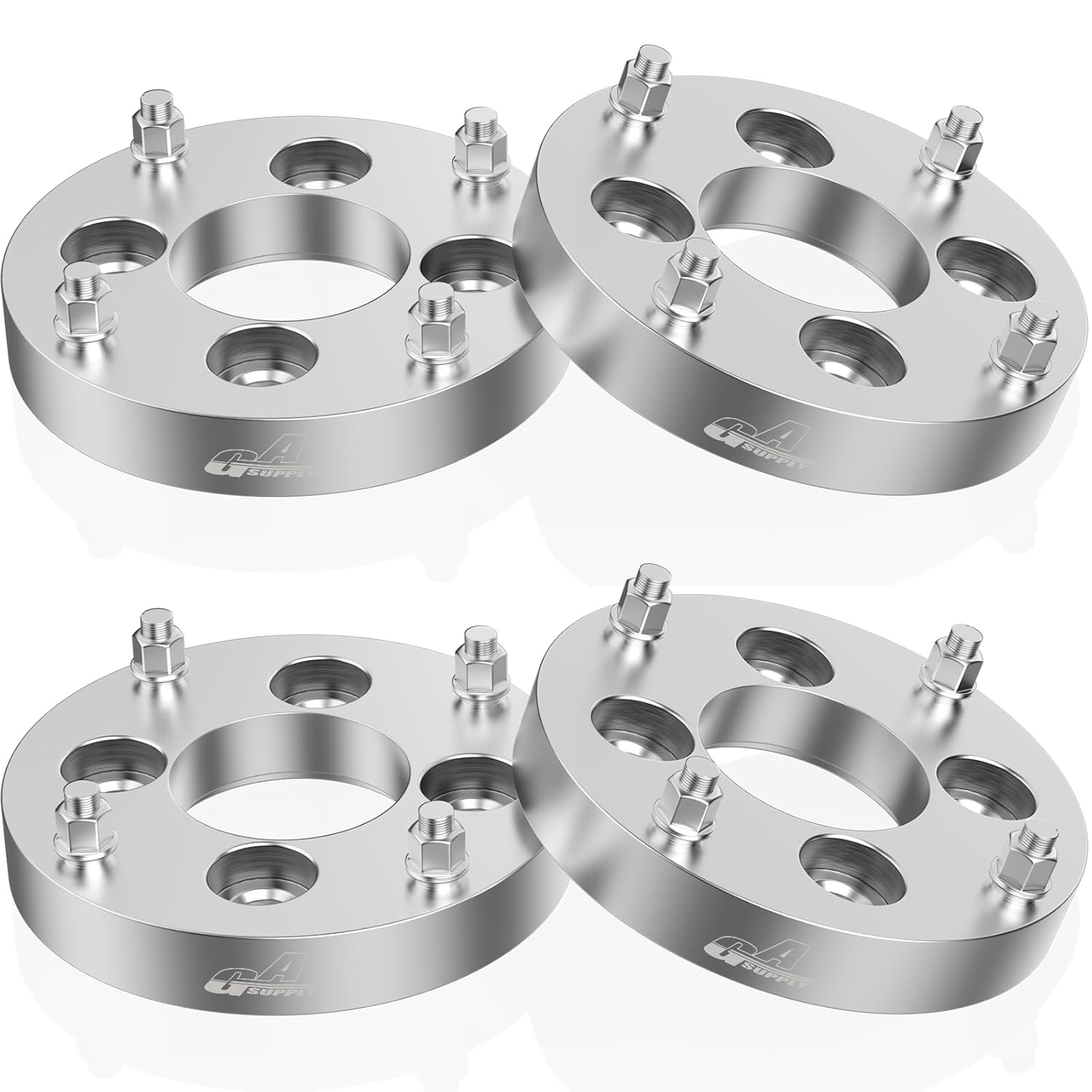 GAsupply 4x110 to 4x156 Wheel Adapters Fit for Pioneer 500 700-2 700-4 Big Red, 1 inch 25mm 4x110mm to 4x156mm ATV Wheel Spacer Adapter with 12x1.5 Studs 74.1mm Hub Bore, 4pcs