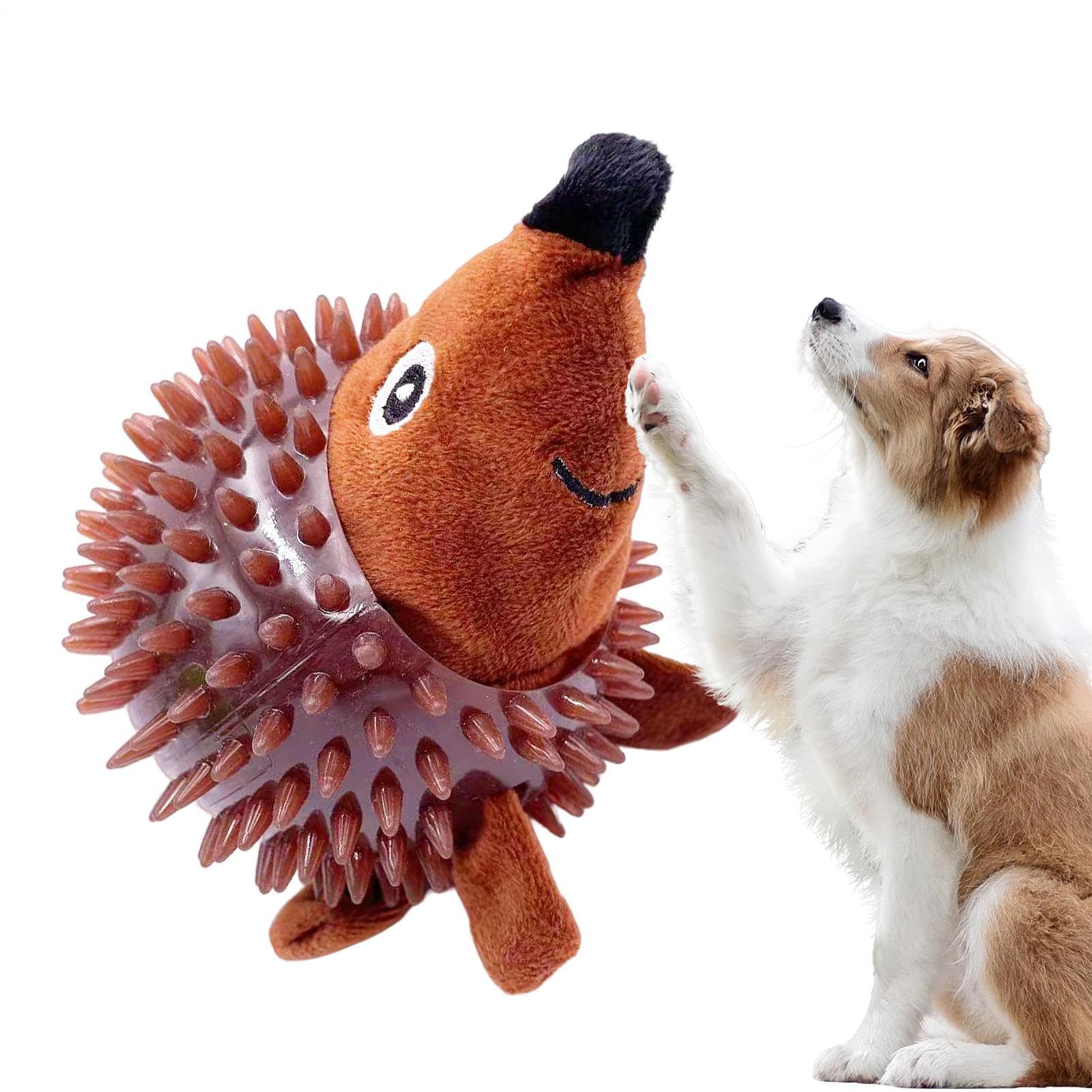 Siuwddee Spiky Dog Ball | Frog/Hedgehog Spiky Ball Floating Dog Toy - Floating Toy, Balls for Puppy Small Medium Large Dogs Training Playing
