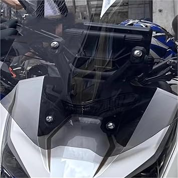 Wind Screen Motorcycle Windshield For Zontes ONTES 368G 368g 368 G Modified Front Wind Deflector Windshield(Smoke 63cm)