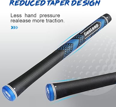 Geoleap Golf Grips Set of 13- Soft Reduce Taper Design Provides High Traction and Performance,13 Golf Club Grips with 15 Tapes or with All Repair Kits for Choice.