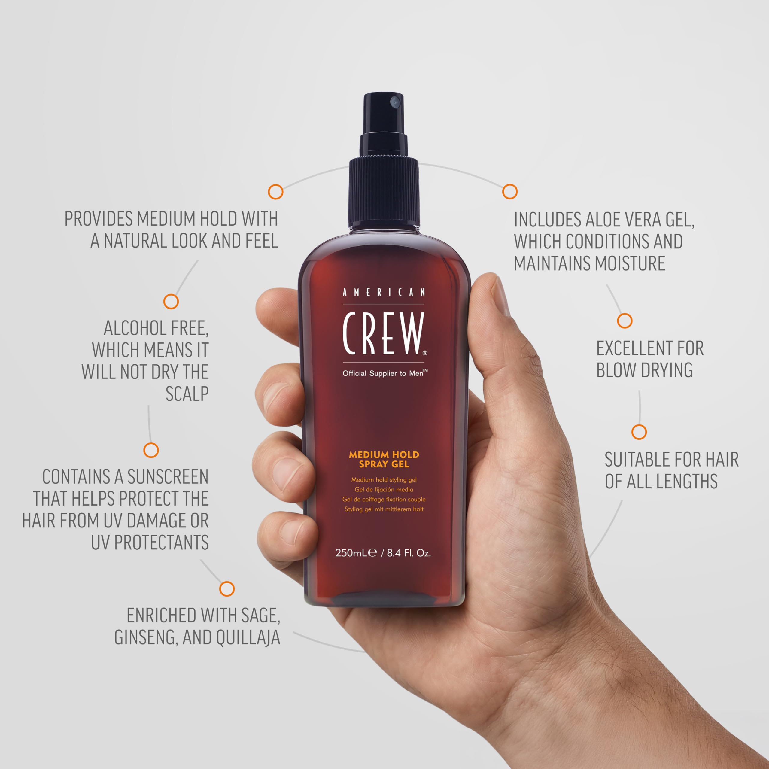 M&Hエクセレントクリーム／グレイスクリーム セット クラブエコウォーター Amazon.com : American Crew Men's Spray Gel, Medium Hold & Natural