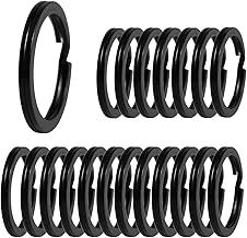 UOOOM Lot de 20 Anneaux Porte-clés en Métal, Diamètre 30 mm