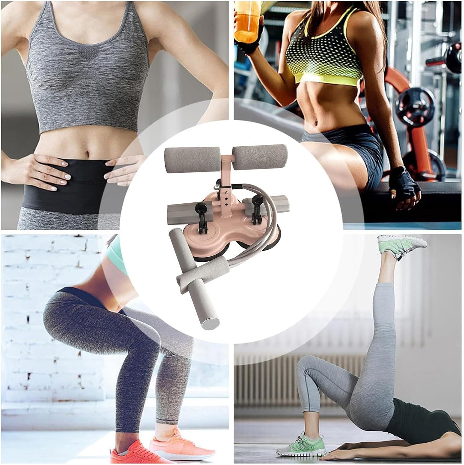 Ab Machine Ergonomic Suction Cup Workout Equipment