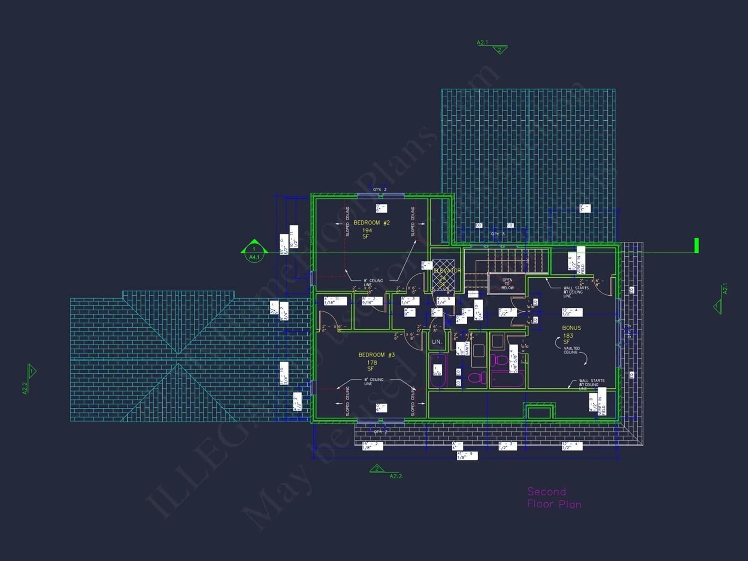 20-1351 HOUSE PLAN - Charming 2-Story House Plan with CAD Blueprint and Open Design