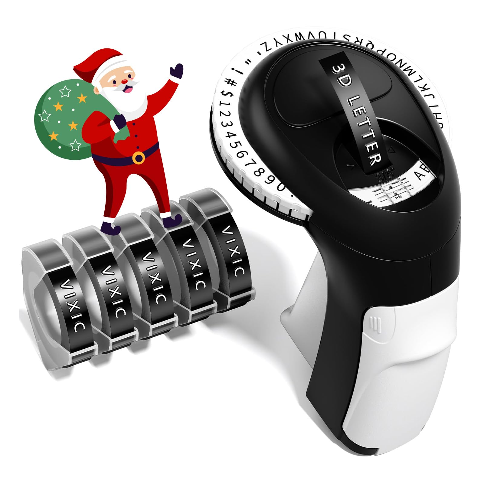 Vixic Embossing Label Maker, Retro Label Maker Emboss, Vintage