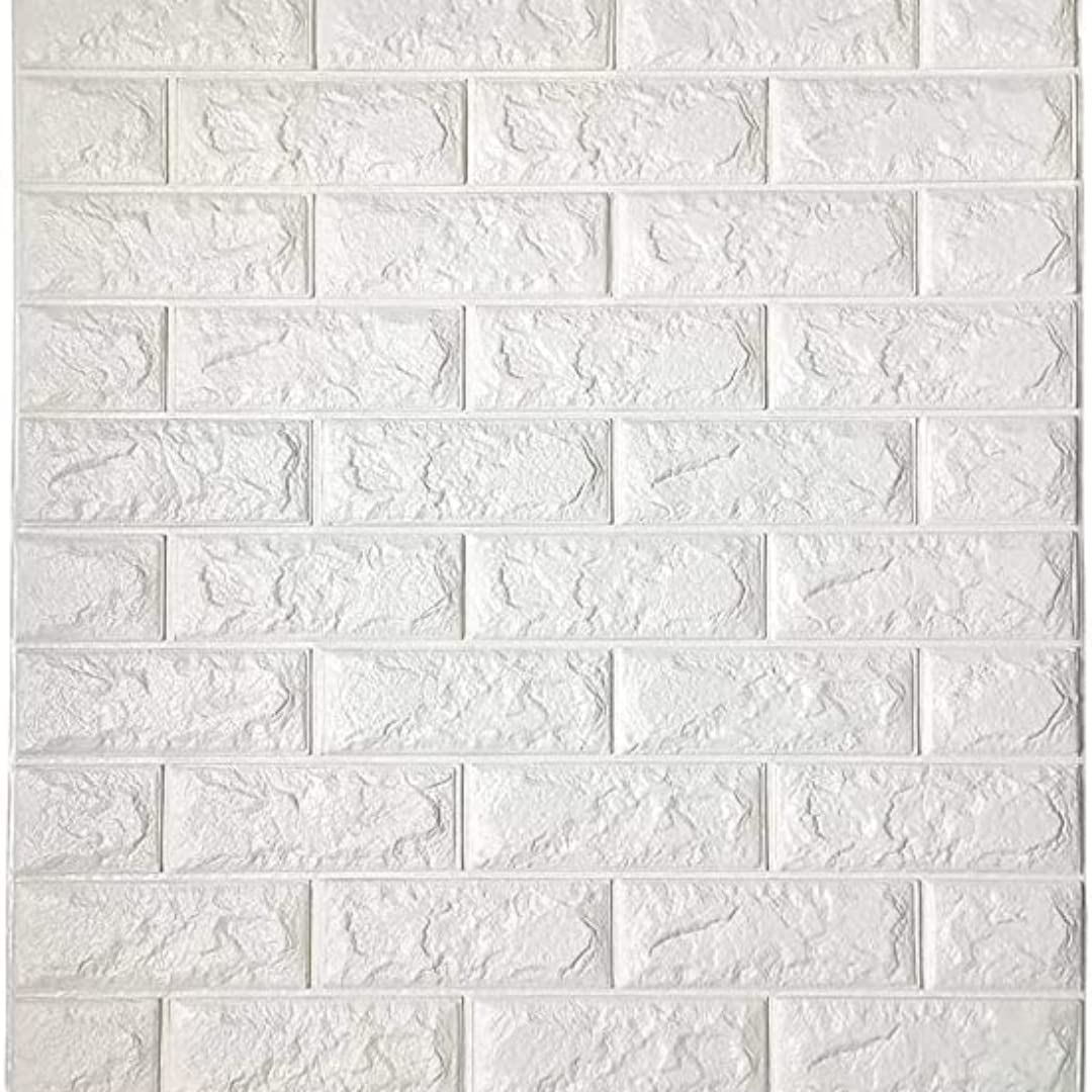 KSE Wall Paper for Wall Decor 3D Brick Wallpaper Self Adhesive PE Foam Brick Design Wall DIY Wallpaper for Home Hotel Living Room Bedroom (70 x 77cm, Appx. 5.8Sq Feet) (B0BNVTRFY2) Amazon Price History, Amazon Price Tracker