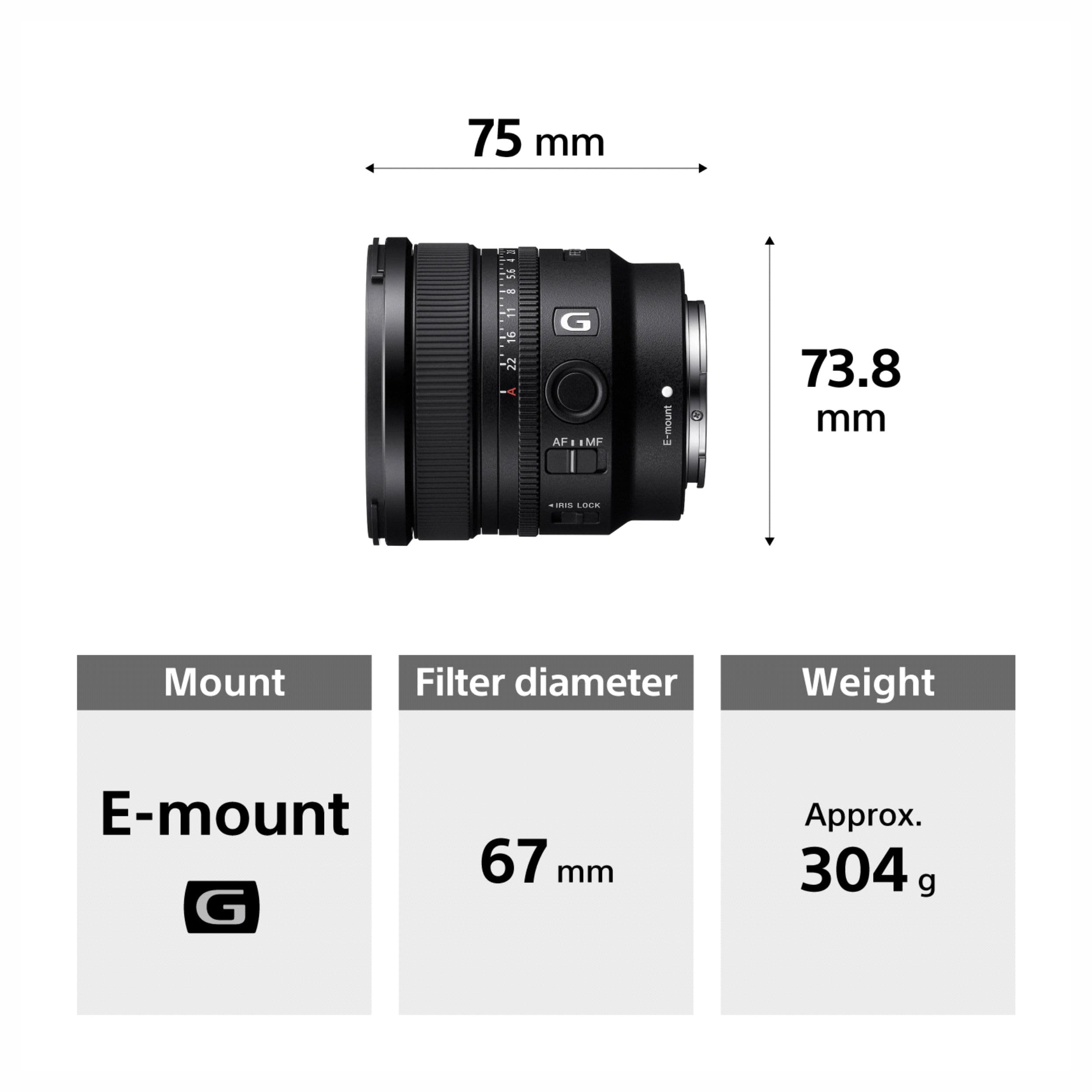 Buy Sony E-Mount FE 16 mm F1.8 G Full-Frame Lens (SEL16F18G) I