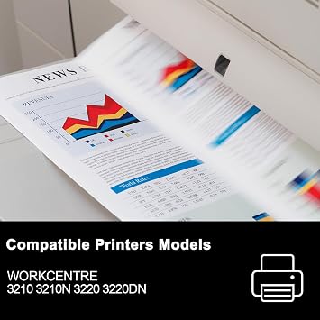3210 3220 Toner Cartridge Compatible for Xerox 106R01486 for WorkCentre 3210 3210n 3220 3220dn Printers|4,100 Pages|1 Pack Black