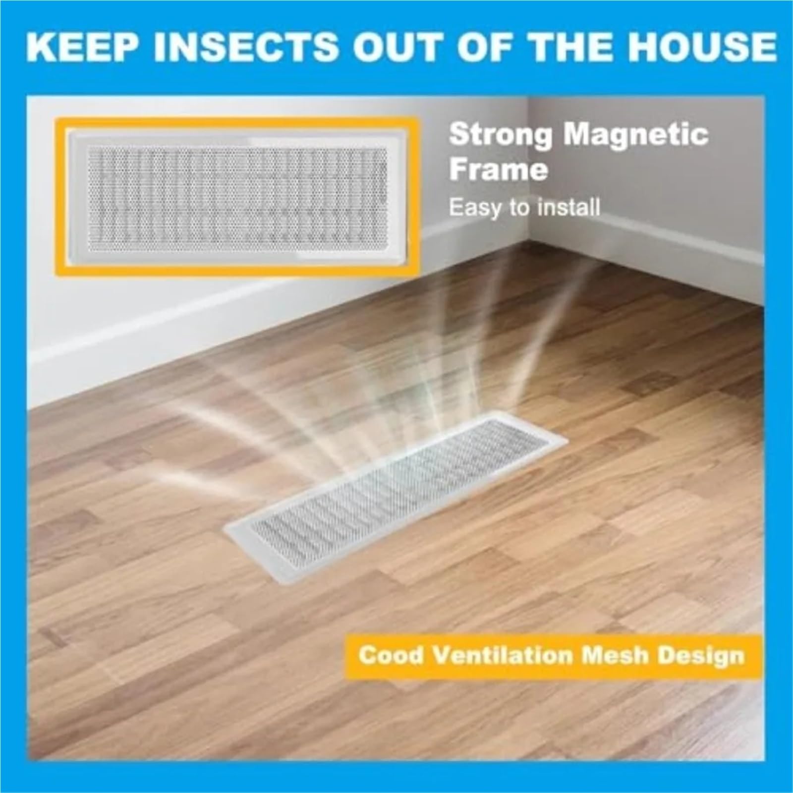 Griglie Di Ventilazione 4 coperture for ventilazione bianche per interni