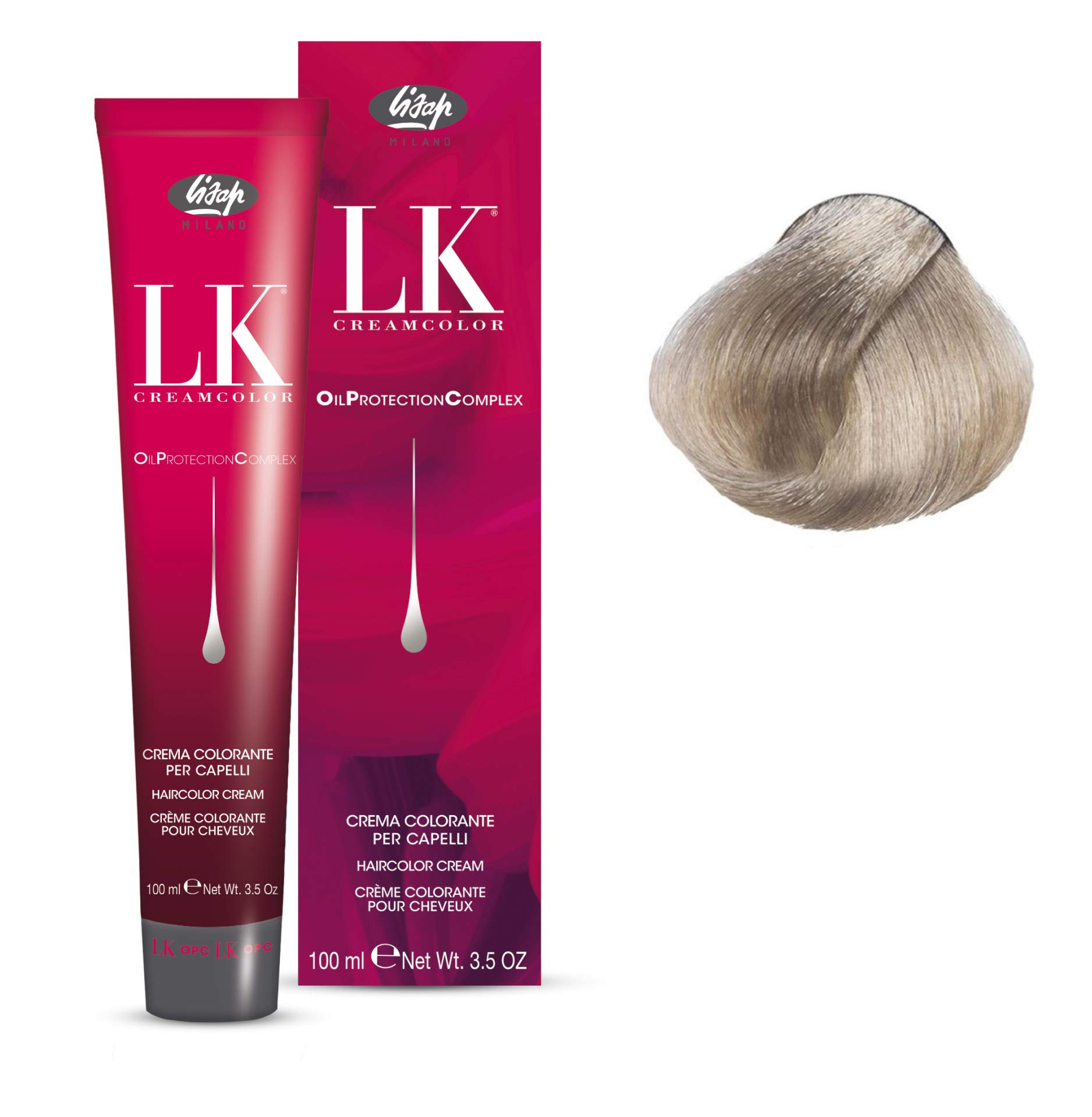 Amazon.com : Lisap LK Oil Protection Complex Hair Color Cream, 100