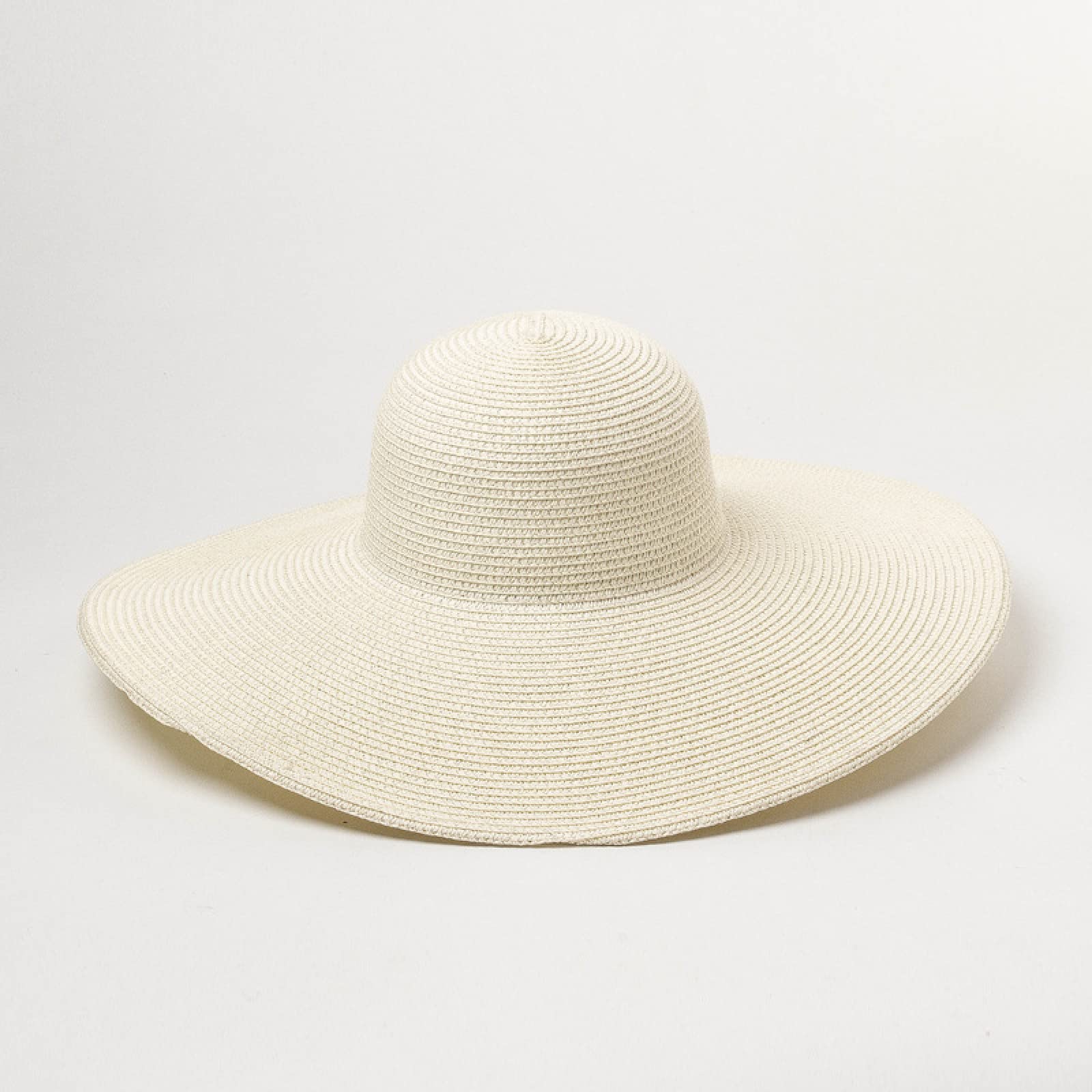 oonui Sombrero Mujer Summer Solid Color Straw Hat Women Big Wide Brim Beach Hat Travel Foldable Sun Hat Sunscreen Protection Panama Sun Cap