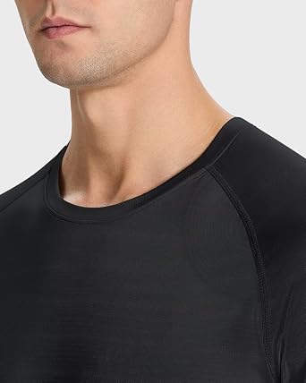 SNOWTEN Men's Long Sleeve Shirts Lightweight UPF50 Quick Dry Rash Guard Cooling Tee