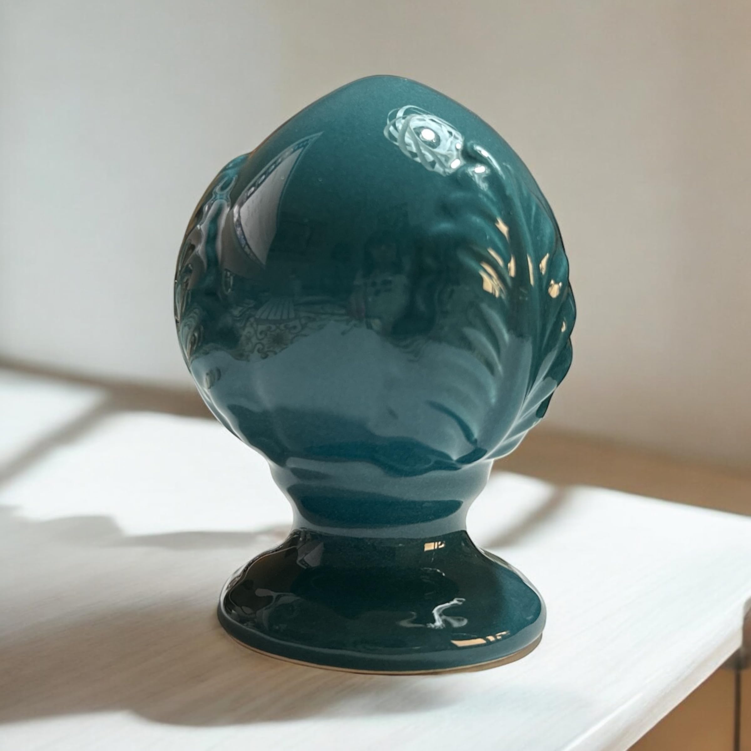 GMM Pumo Pugliese kolorowe, ceramiczne pume, ceramiczny pomo 8 x 10 cm (zielony)