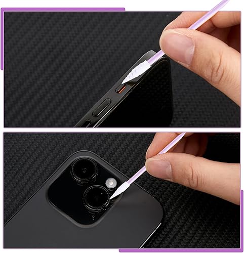 Vista 19 de Chinco 200 hisopos de limpieza para impresora de inyección de tinta, cabezal de impresión, cámara, lente óptica, equipo óptico (verde)