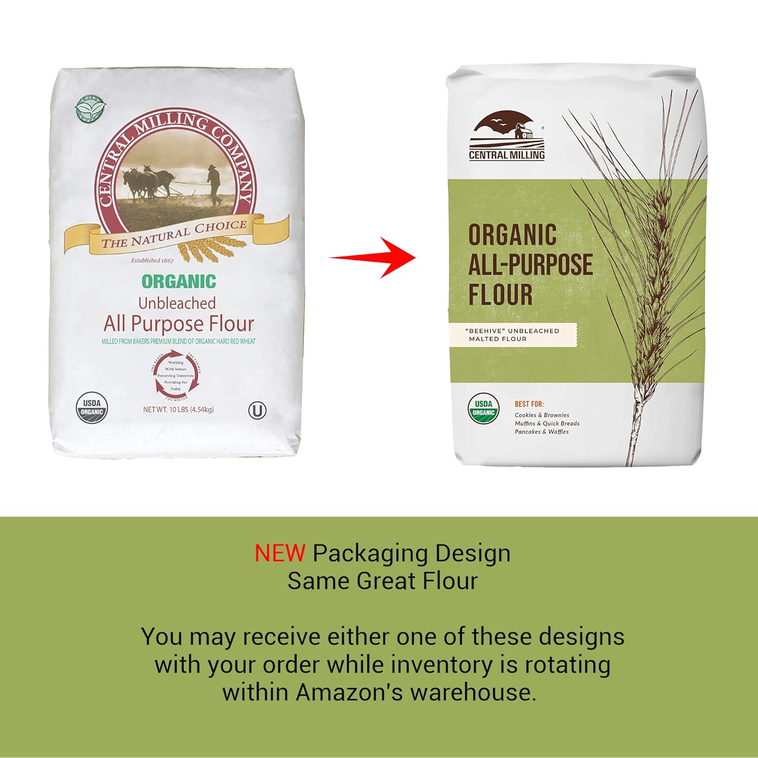 100% Organic All Purpose Unbleached White Baking Flour - 10 Pound - Image 6