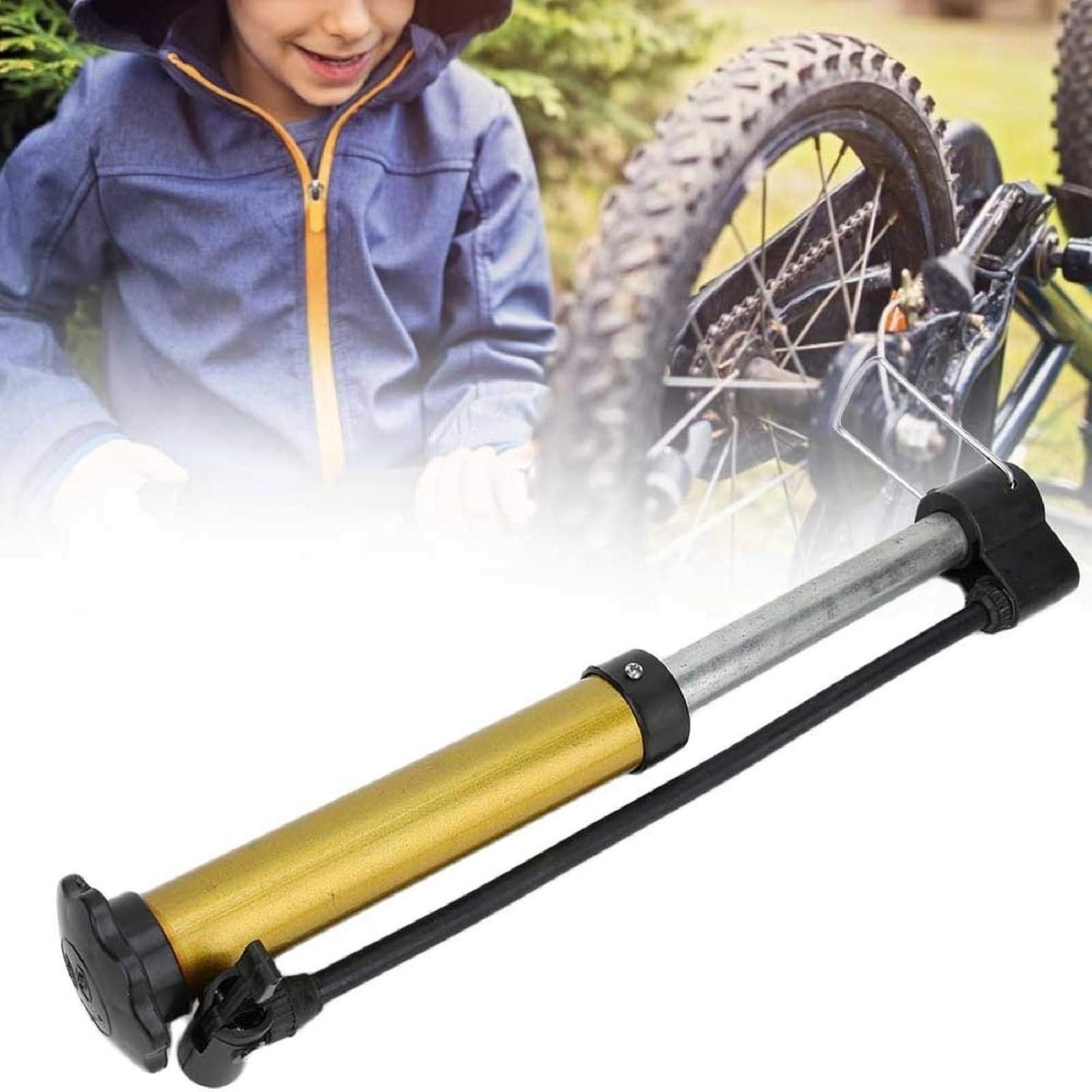 Gonfleur de pneu portable, compresseur d'air pour pneus de voiture, pompe sans fil 150 PSI avec manomètre numérique et lumière LED pour voiture, moto, scooter, balles