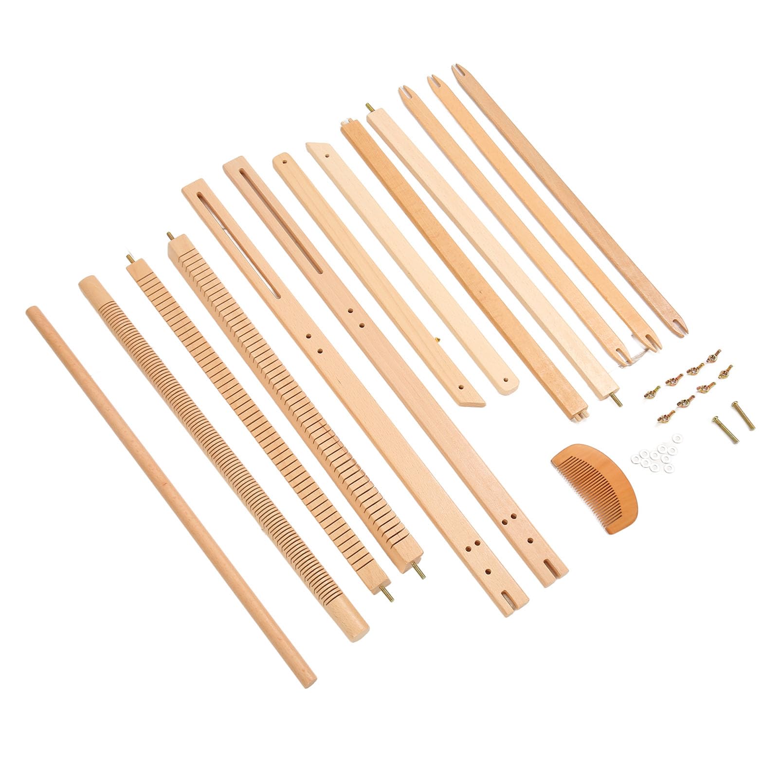 Kit de Métier à Tisser en Bois Facile à Assembler, Métier à Tisser Multi-artisanat pour Débutants Adultes, Tapisseries, Tapis, écharpes