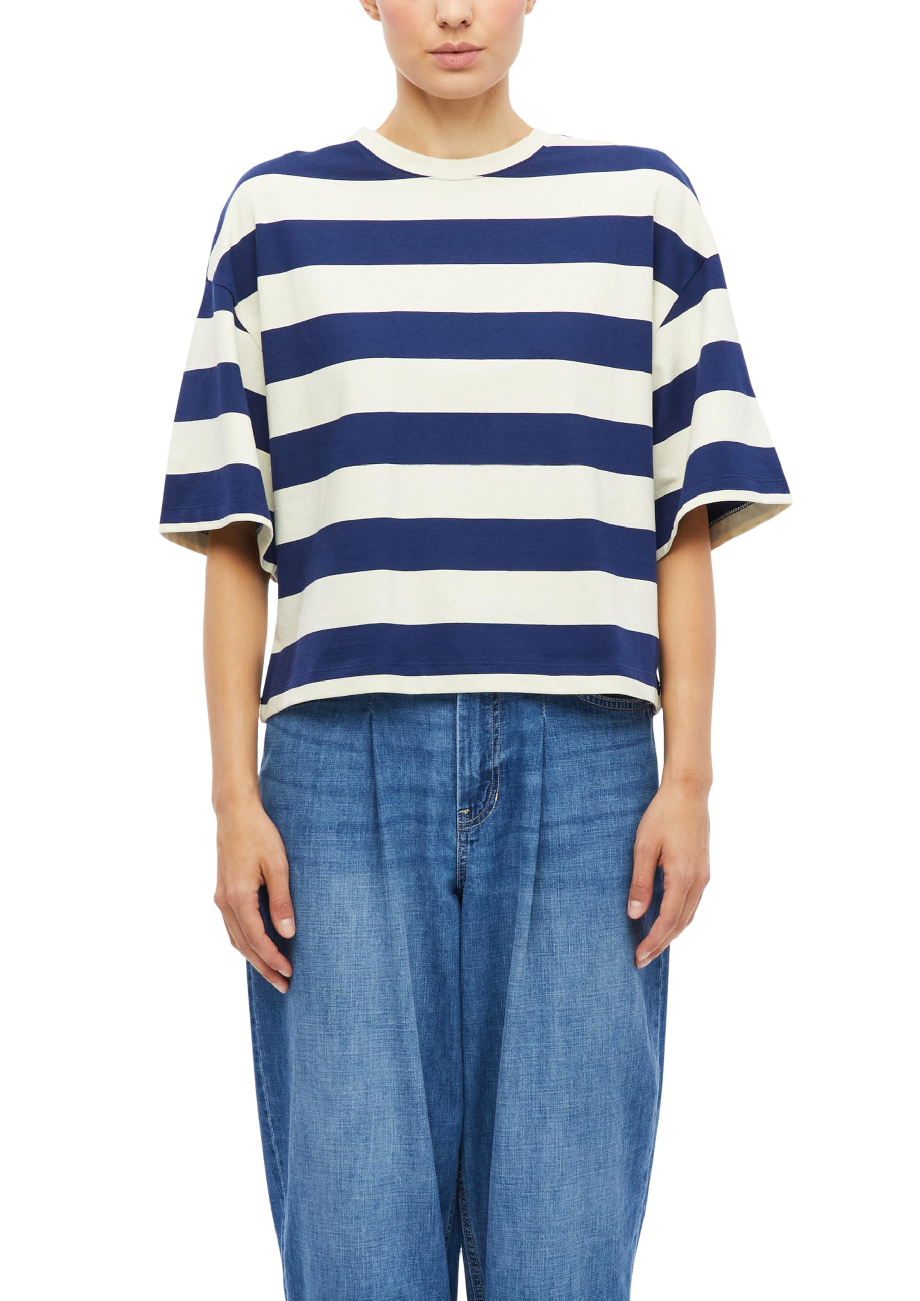 s.Oliver Women's 2182260 T-Shirt, Blue, 10
