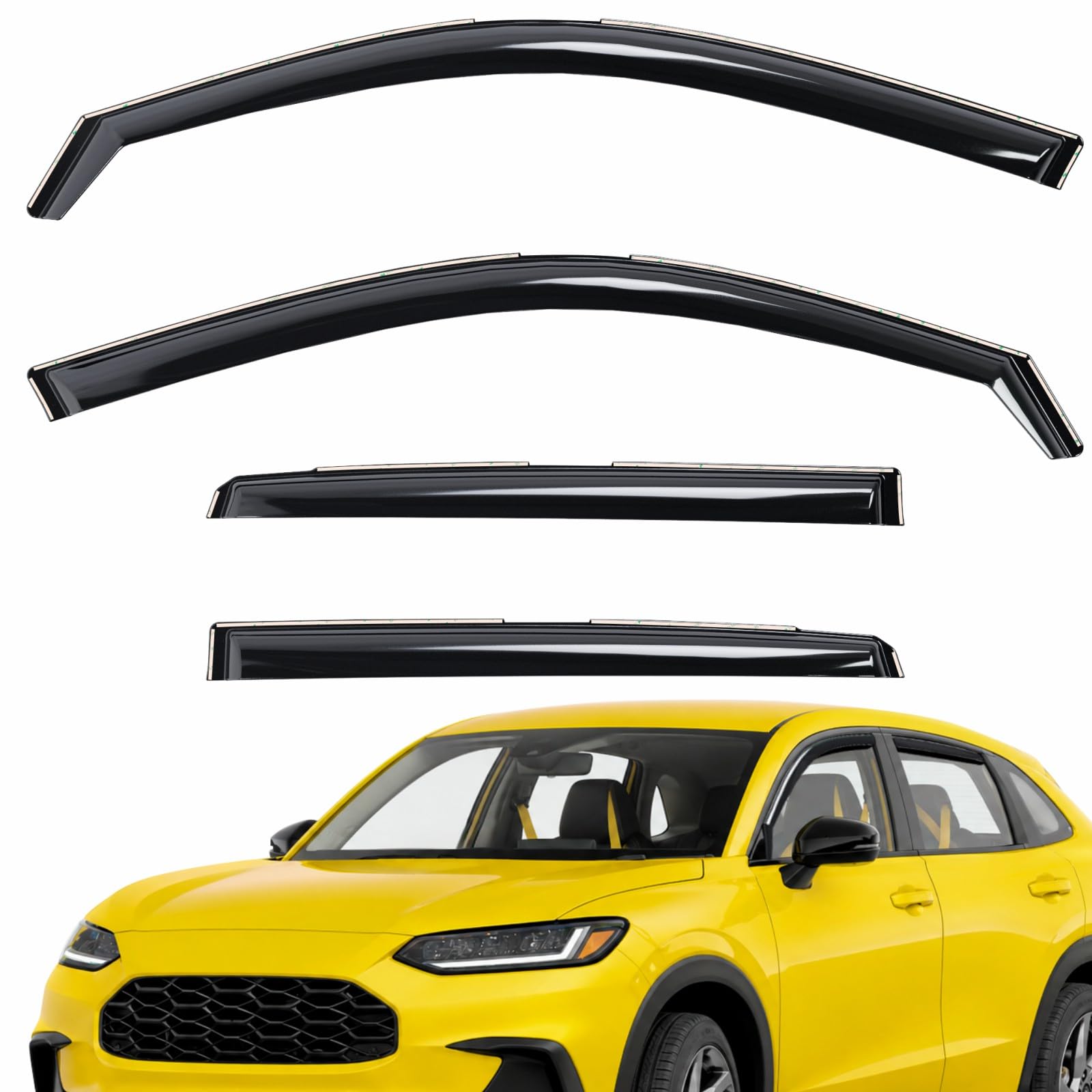 AEROGUYS in-Channel Window Deflectors for Honda HR-V