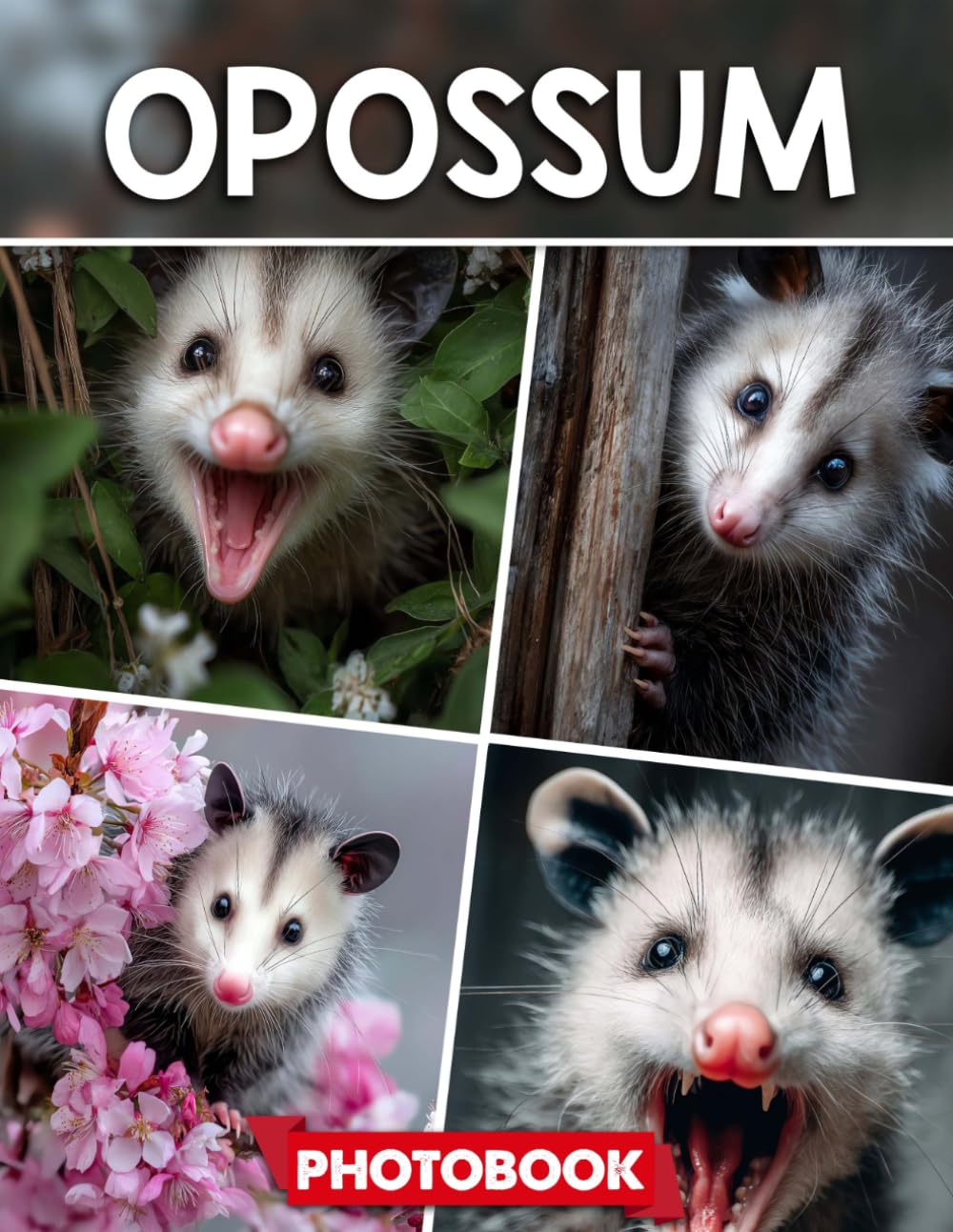 Opossum Photo Book: Picture Collection For Adults With Dementia And Alzheimer’s Patients – Charming Opossum Images Captured In Natural Habitats