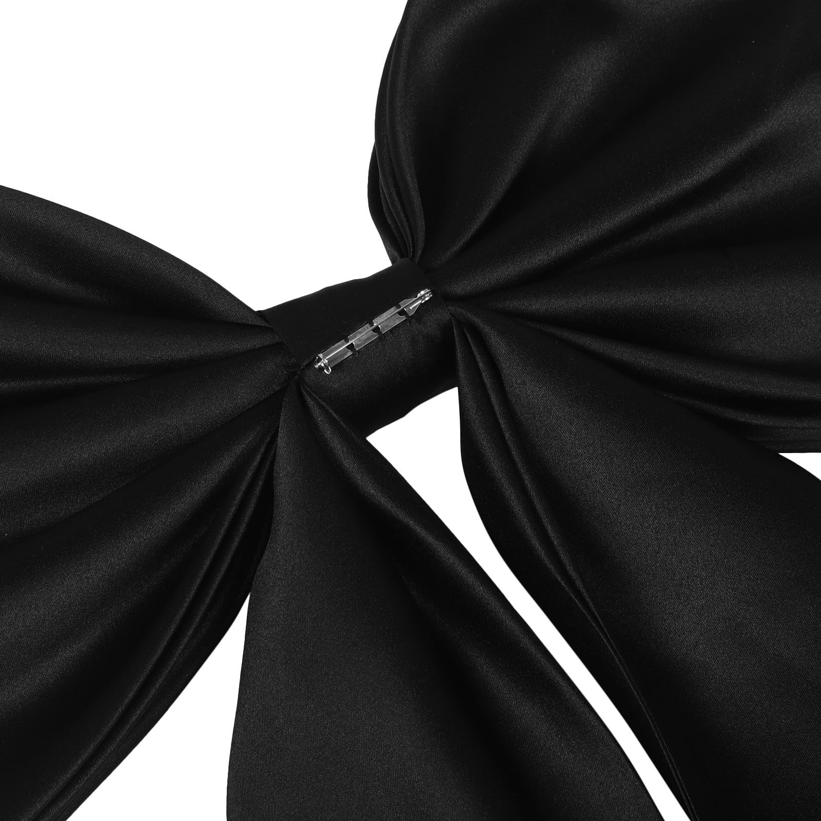 Sewroro 2 Stück Abnehmbarer Großer Schleppengürtel mit Elegantem Satin Bogen für Brautkleider Verstellbar Weich und Komfortabel für Hochzeiten und Besondere Anlässe