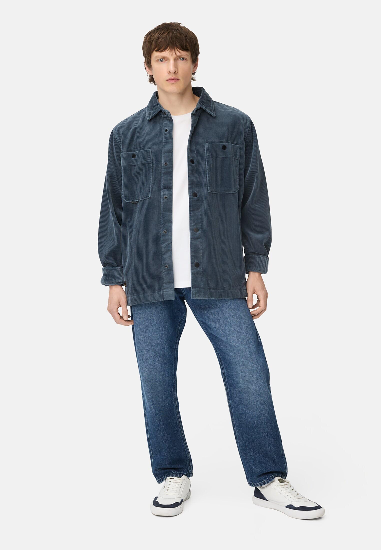 camel active Męska koszula 409387-6s87, niebieska (Ink Blue), 3XL, Niebieski (Ink Blue), 3XL