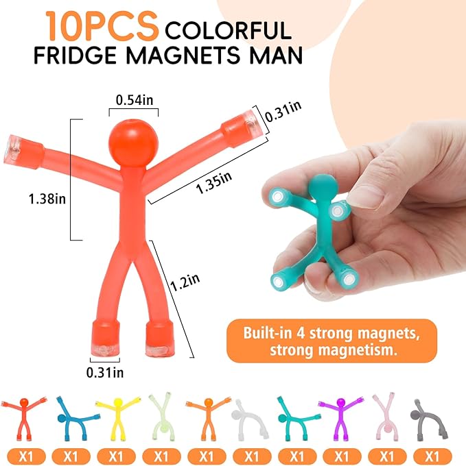 10 Imanes para Refrigerador Hombre Divertidos, Adorno miniatura 2