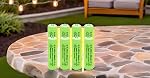 Ni-Mh AA 600mAh 1.2V Rechargeable Battery for Outdoor Solar Lights Garden Lamp(4 Pack)