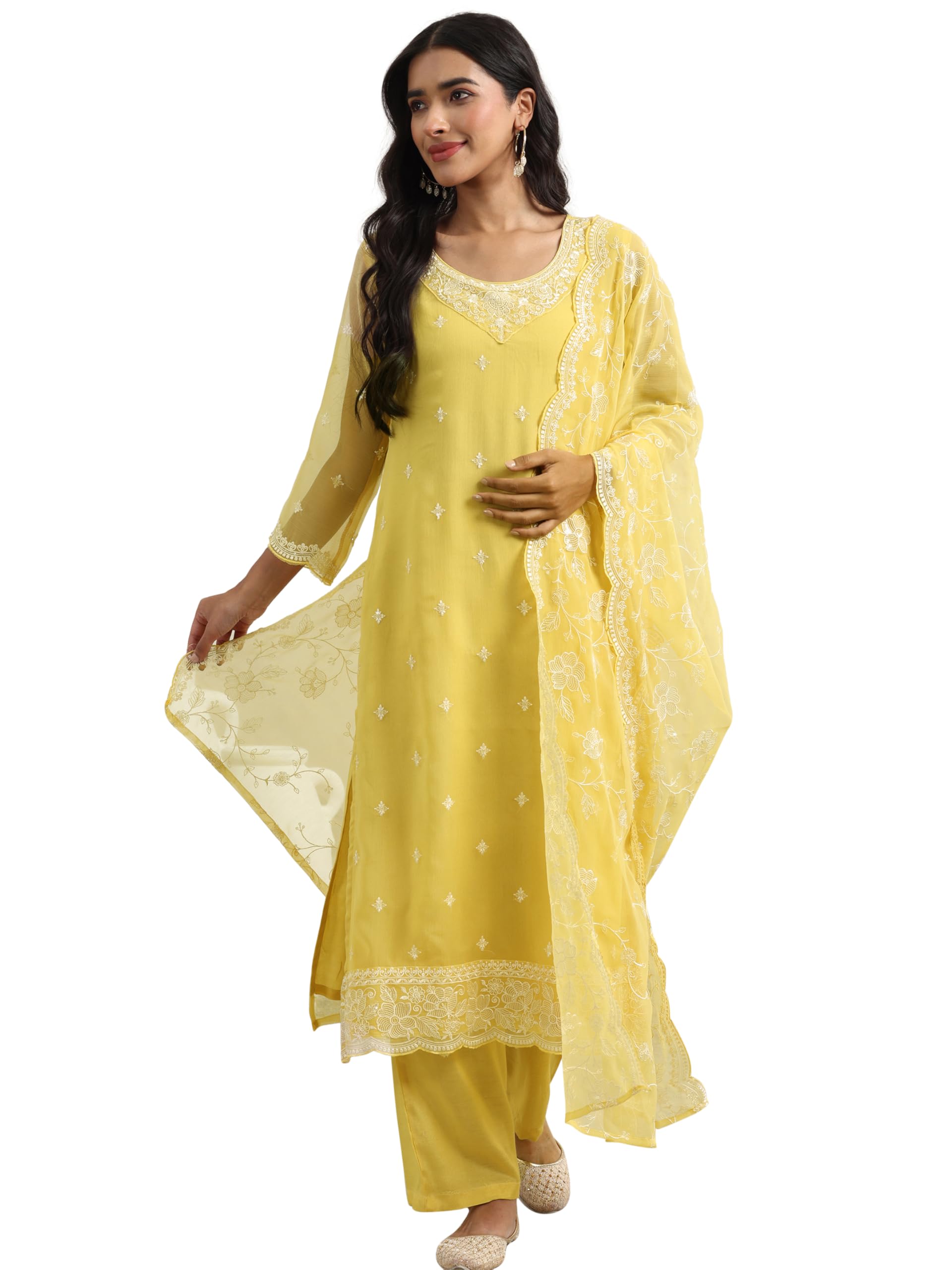 libas Women's Chiffon Kurta Set-picture-32