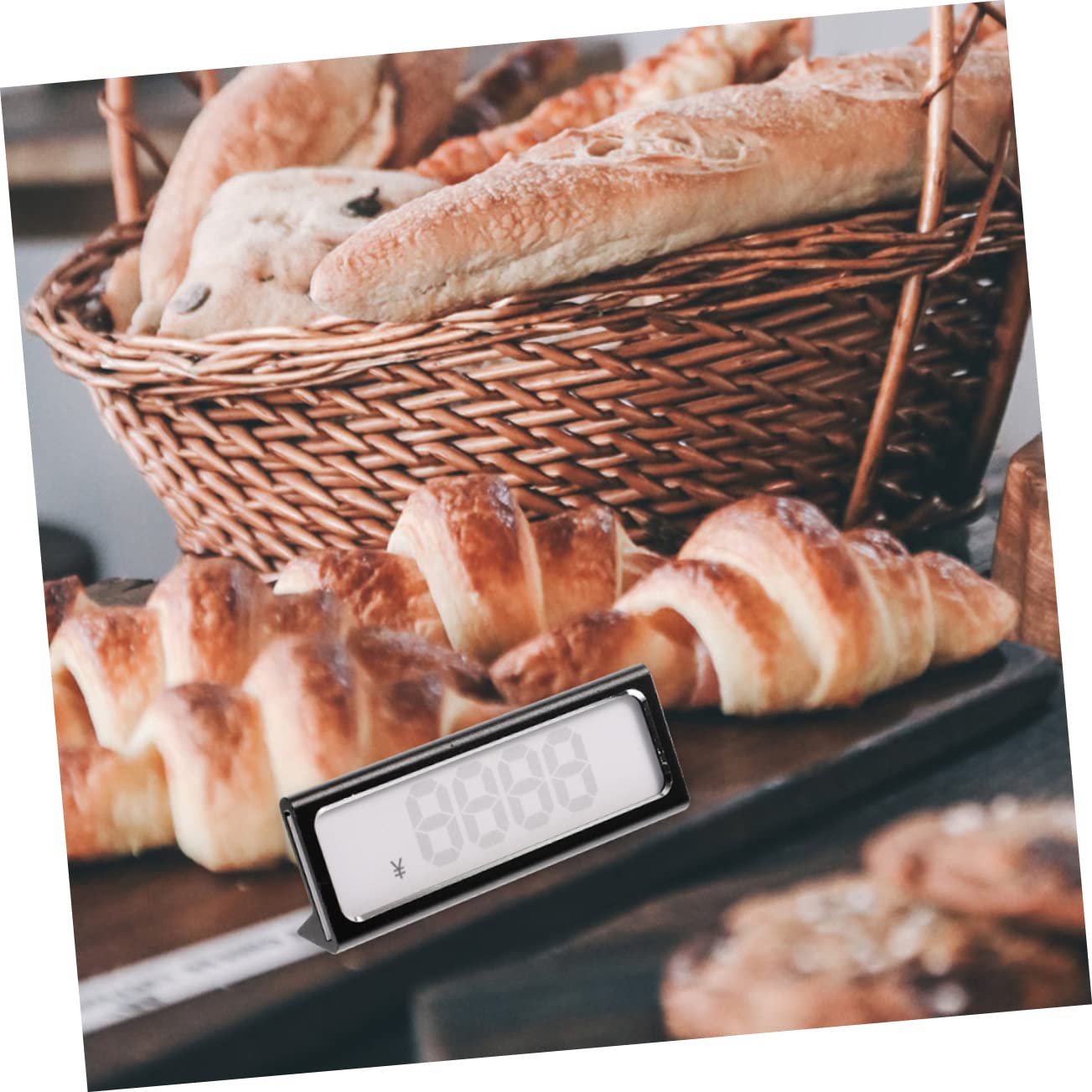 HOMSFOU Alloy Sign Holders Reusable Label Stand for Shopping Malls Cost Display Stand Large Surface