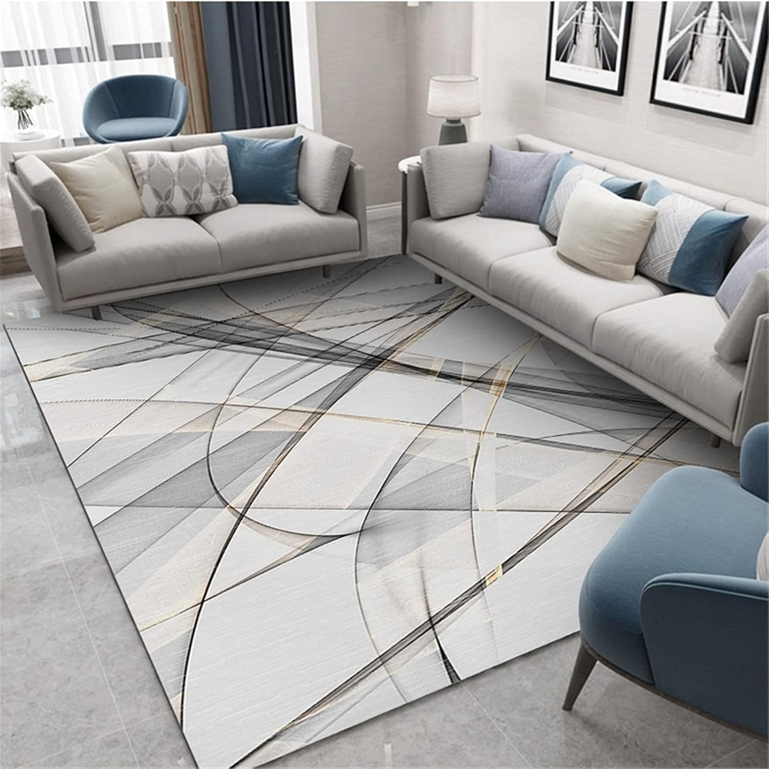 Decorative Non-Slip Kitchen Rugs Modern Affordable Patterned Mat for Balcony Bathroom Door Hallway 05 180250cm (3 180 * 250cm)