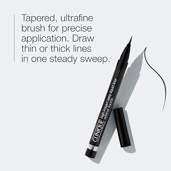 Clinique High Impact Easy Liquid Eyeliner | Waterproof, Long Lasting, Smudge Resistant + Safe For Sensitive Eyes