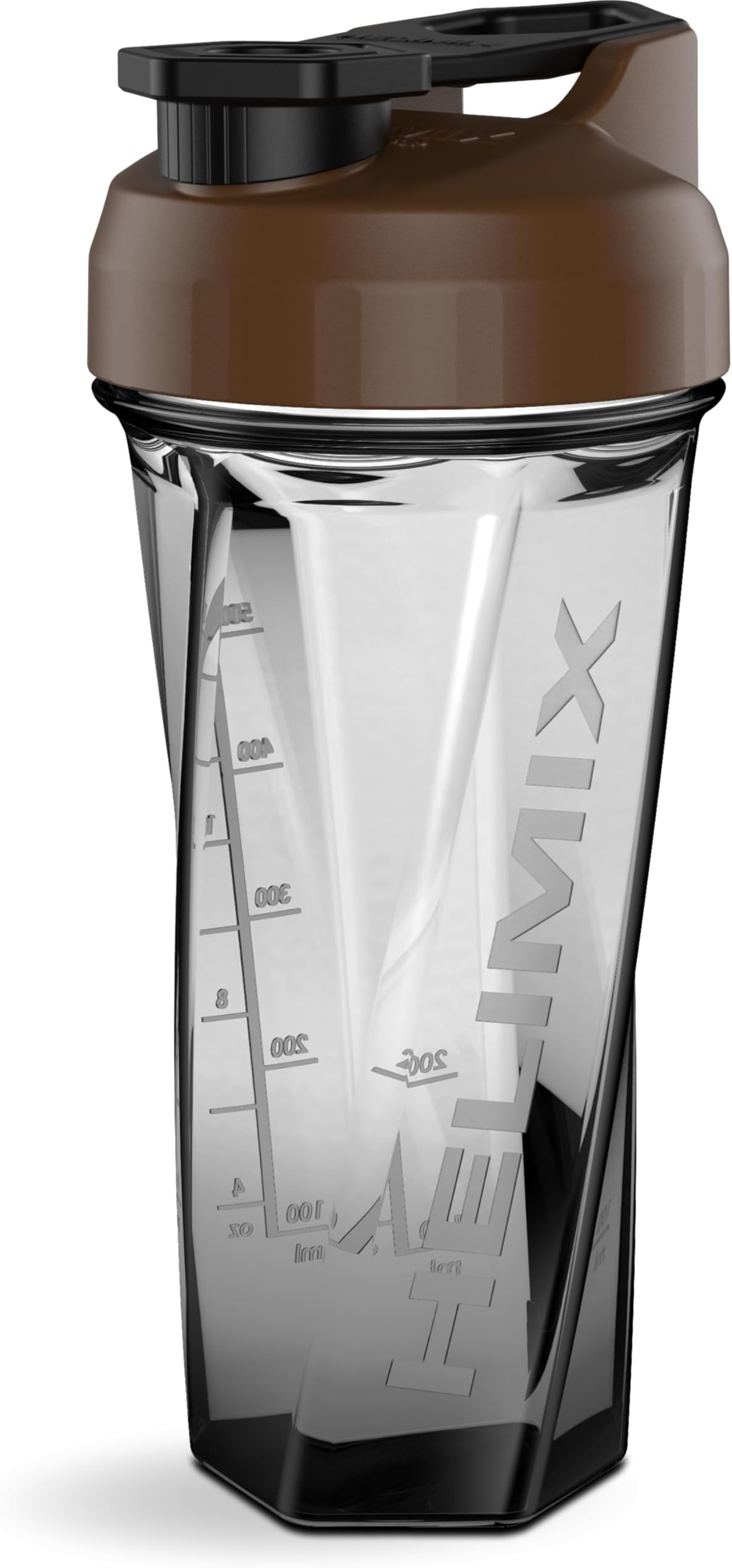 Helimix 2.0 Vortex Blender Shaker Bottle Holds upto 28oz | No Blending Ball or Whisk | USA Made | Portable Pre Workout Whey Protein Drink Shaker Cup | Mixes Cocktails Smoothies Shakes | Top Rack Safe