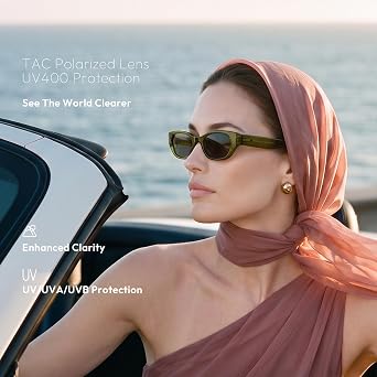 ZENOTTIC Womens Sunglasses Polarized Sun Glasses Trendy Cat Eye UV400 Protection