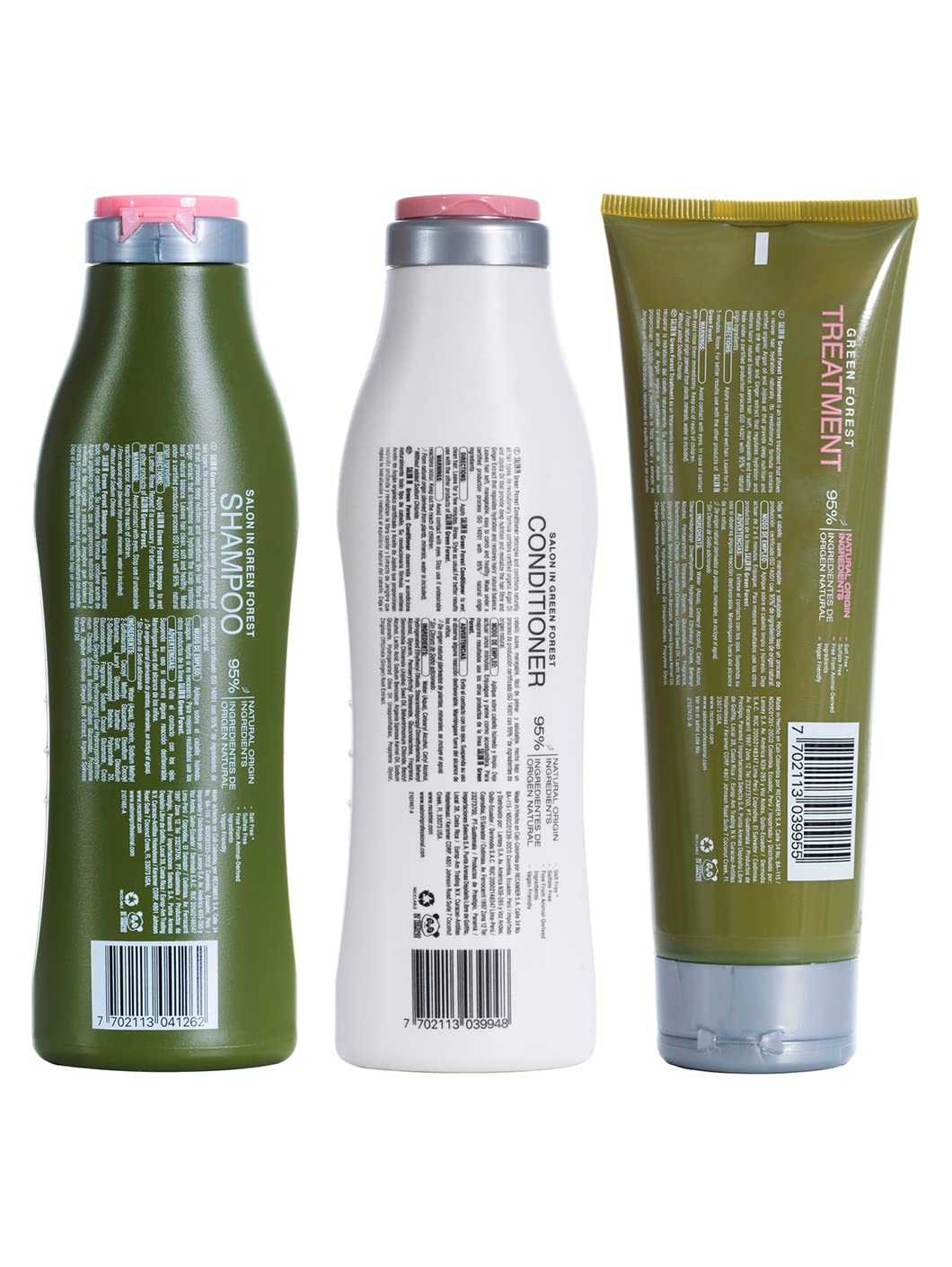 Recamier Professional Salon In Sin Sal Organic Shampoo Conditioner Set Sulfate Free 10.1 OZ