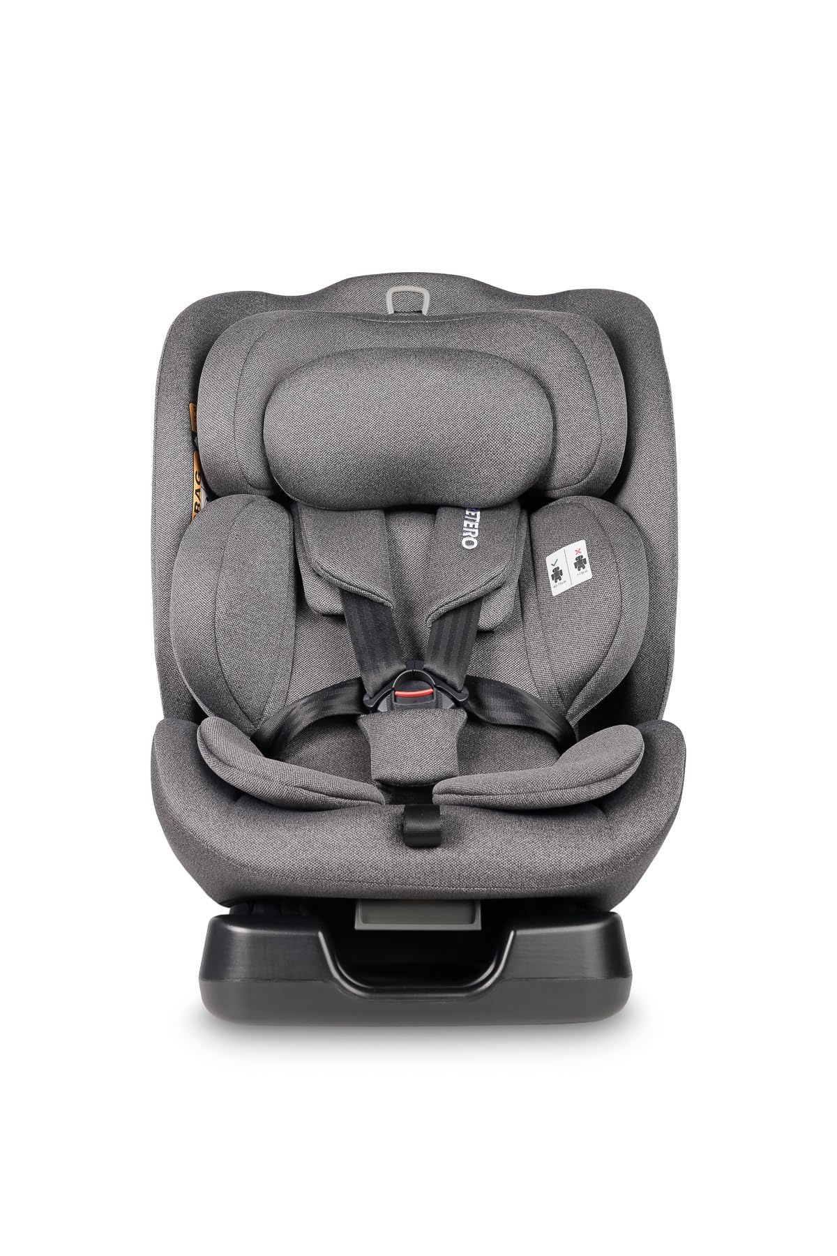 CARETERO - Siège Auto Évolutif 40–150 cm – Mundi i-Size - Rehausseur Voiture Enfant et Fauteuil Bébé – Siege Auto Bebe sans Isofix – Confortable avec 5 Positions d’Inclinaison – Couleur