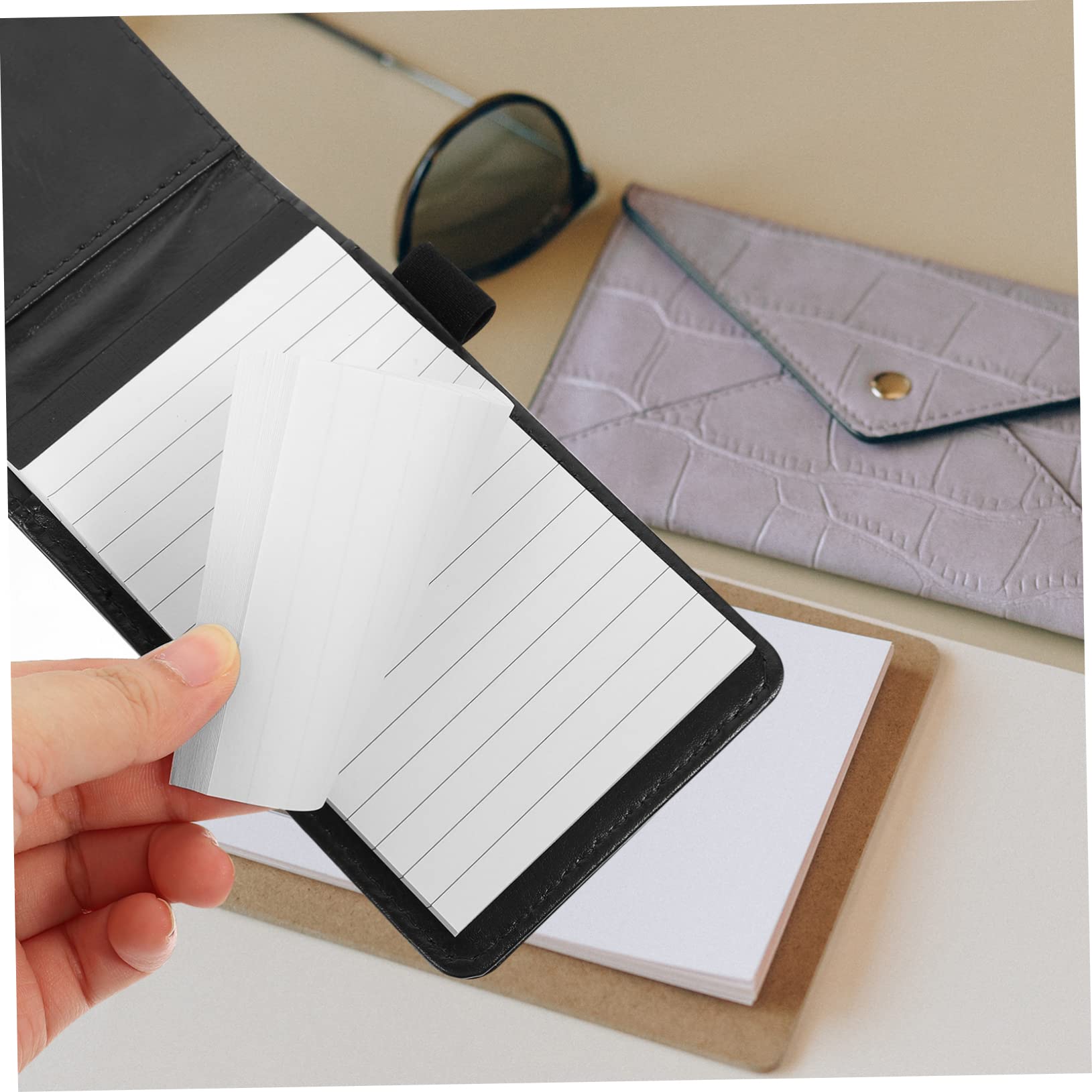 VILLCASE 3juegos Cuaderno De Portátil Con Bolígrafo Libreta De Multifuncional Para Proyectos y Para Empresarial y Personal Material Pu Elegante y Práctico