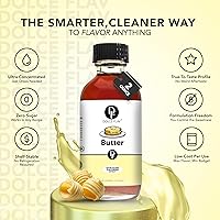 Vista 27 de Dolce Flav Cotton Candy Extract – Kosher, Sugar-Free, Concentrated Carnival-Style Flavoring for Baking, Frostings & Drinks, Includes Measured