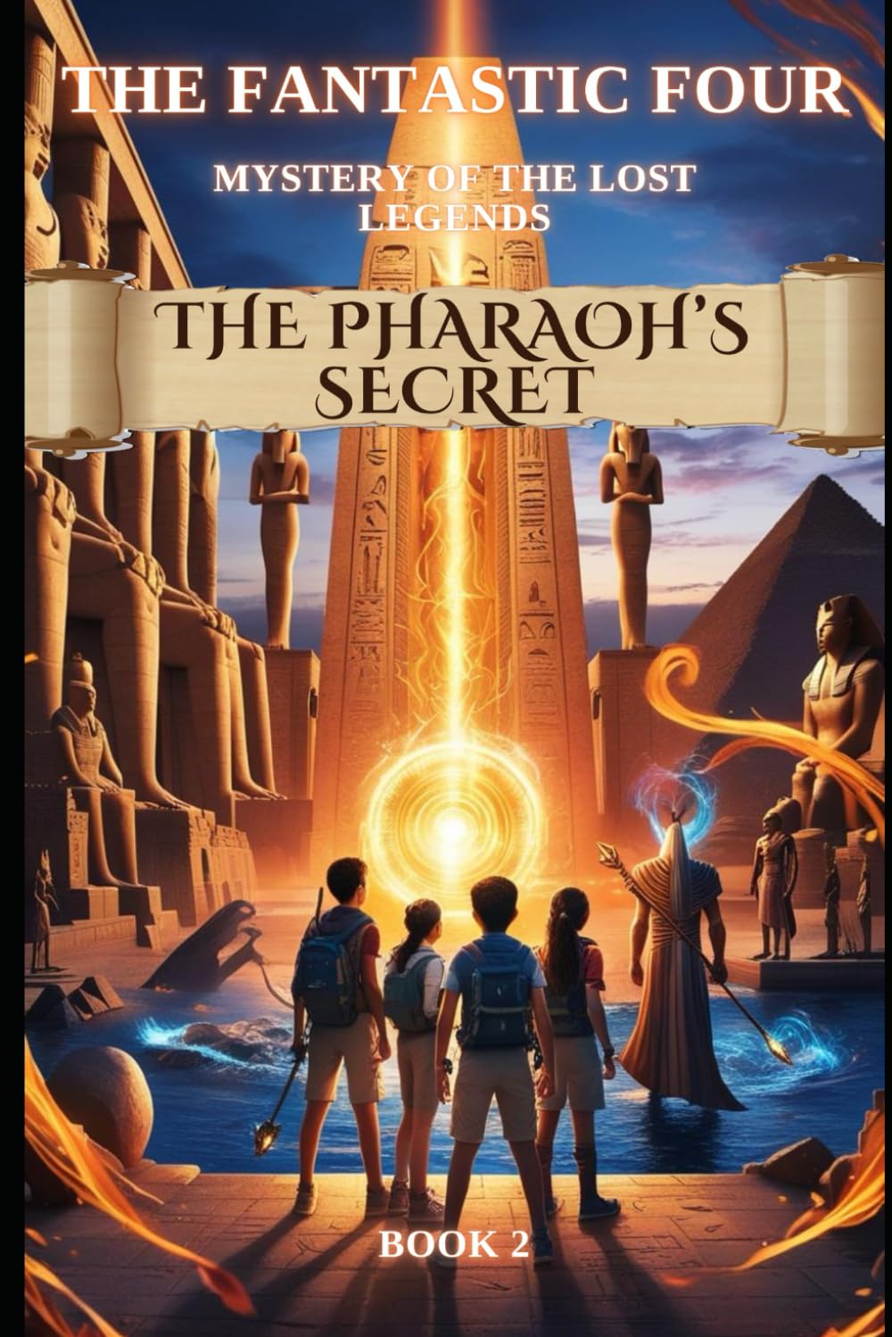 Book 2: The Pharaoh’s Secret (The Fearless Four : Mystery of the Lost Legends)