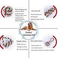 Vista 3 de Juguetes masticables para perros, paquete de 5 para perros medianos a pequeños, diversión y limpieza de dientes