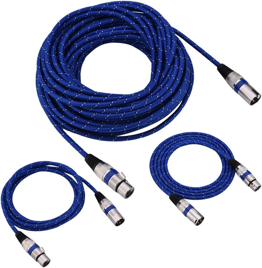 Zerone XLR Cables Male to Female Micro Cable Lead Mini XLR 3Pin Audio Cable Balanced XLR/Mic Patch Cable For Amplifiers Microphones Mixer (5m) - Image 5
