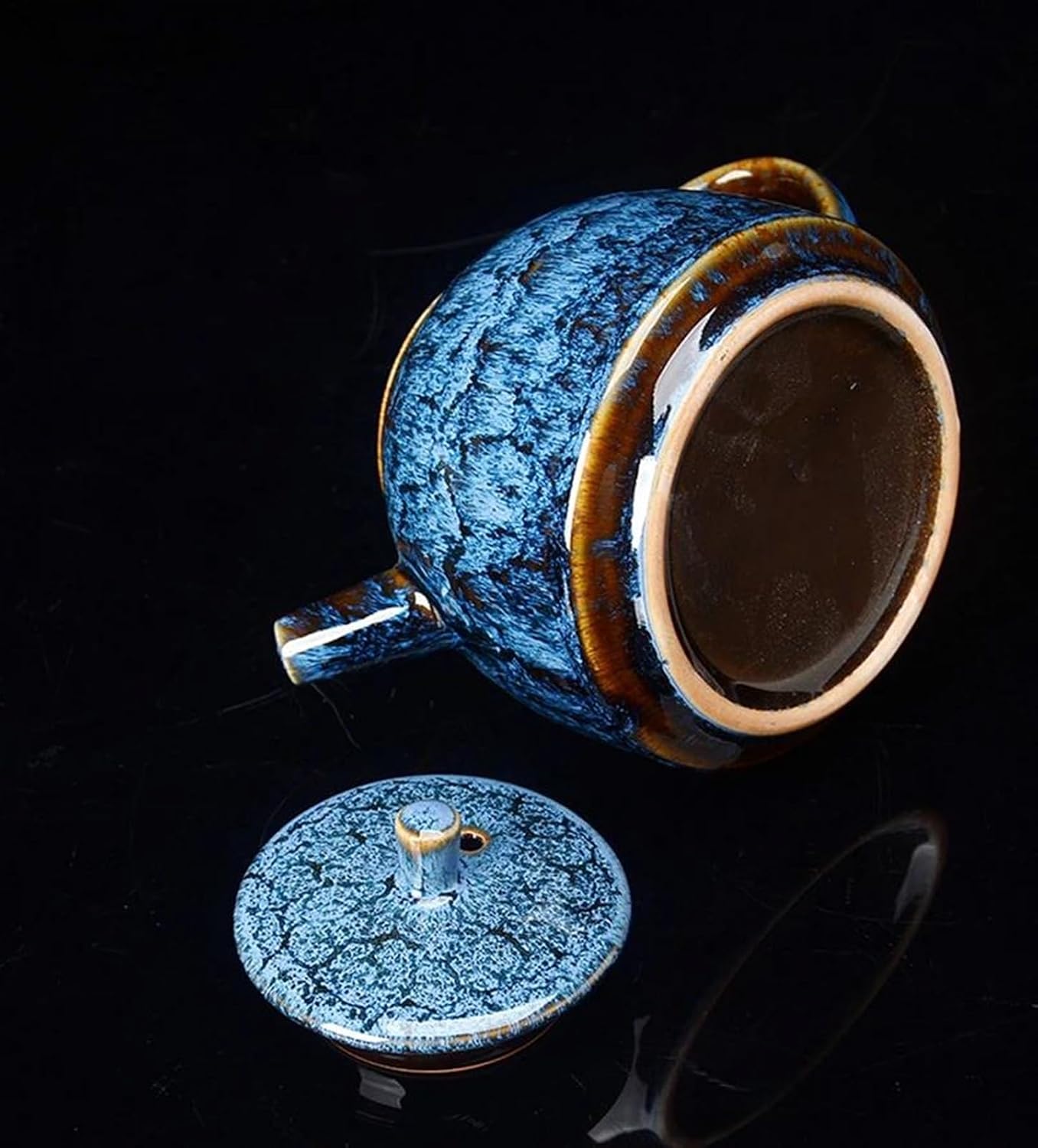 Water Kettle Mug for Tea in Cup s Gaiwan Samovar Set Puer 300ML Ceramic Ceramic Kung Fu Tea Pot Travel Tea Set s & Coffee Servers(A) (E)