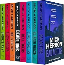 Slough House Thriller Series 8 Books Collection Set By Mick Herron (Slow Horses, Dead Lions, Real Tiger, Spook Street, London Rules, Joe Country, Slough House & Bad Actors)