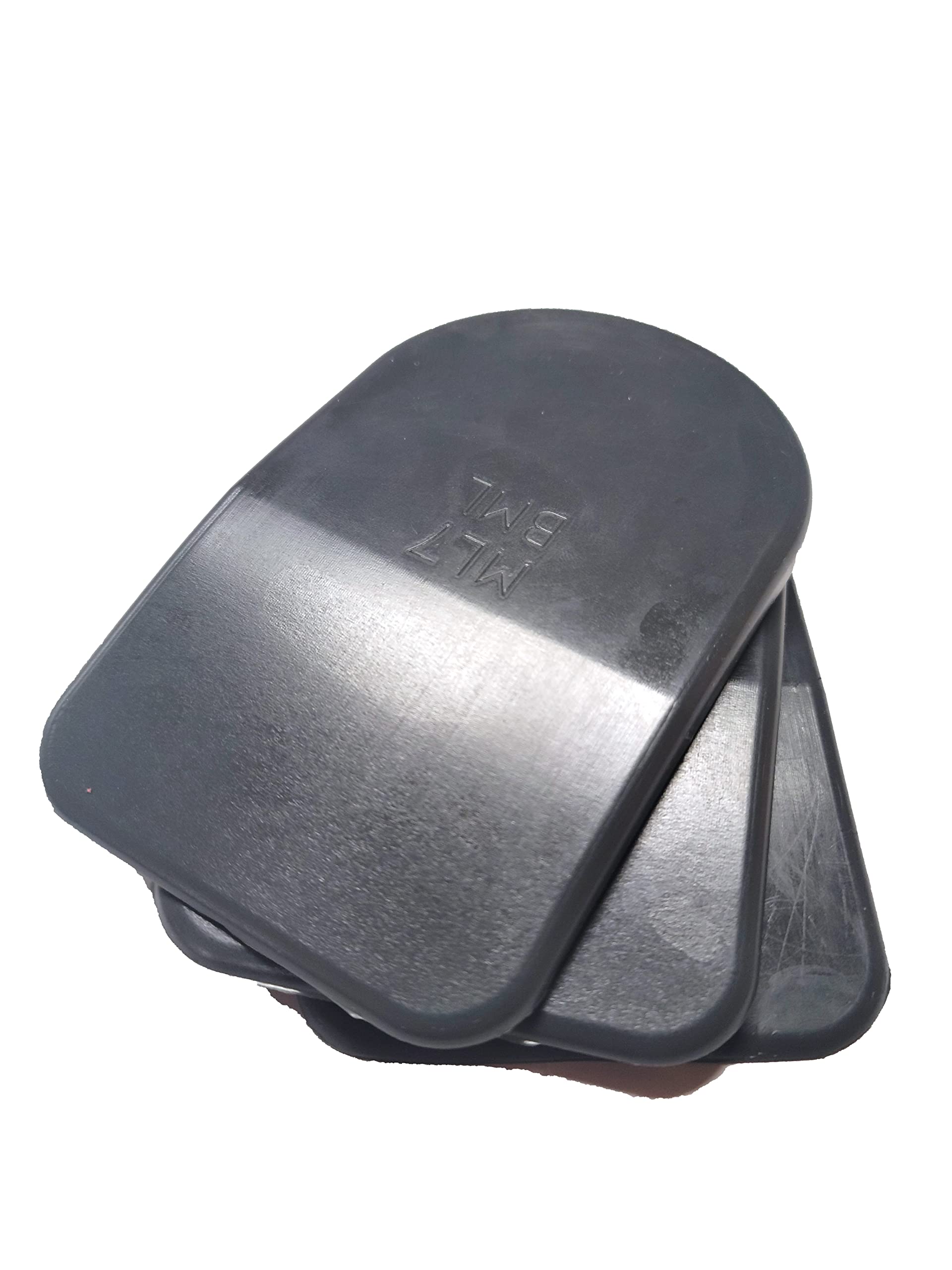 BML 7mm Heel Lifts, 3pk (Mens Large, Gray [Super Soft])