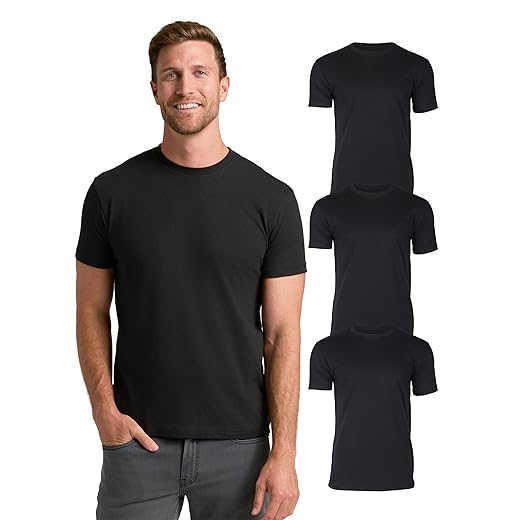 True Classic Mens T-Shirts – Short Sleeve Crew Neck T Shirts for Man, Cotton Blend Plain Novelty Men's T-Shirts