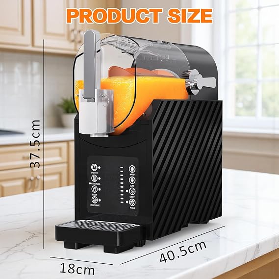 Slush Machine for Home, 2.5L Frozen Drink Maker, 250W Self-Cleaning, No Ice Needed, Perfect for Margaritas, Cocktails, Slushies, Milkshakes
