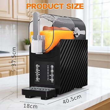 Slush Machine for Home, 2.5L Frozen Drink Maker, 250W Self-Cleaning, No Ice Needed, Perfect for Margaritas, Cocktails, Slushies, Milkshakes